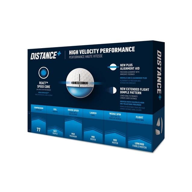 TaylorMade Distance+ White Golf Balls '25 