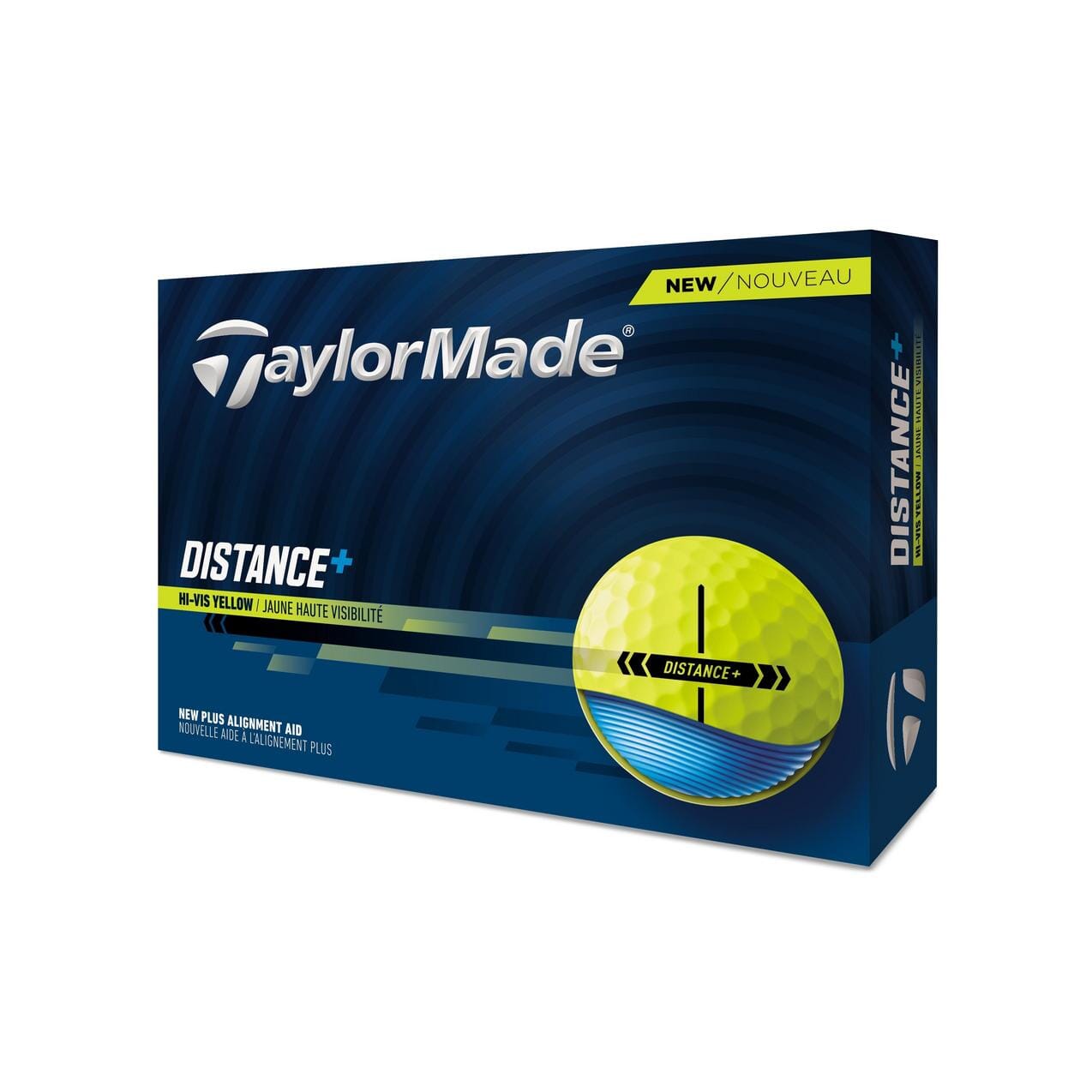 TaylorMade Distance+ Yellow Golf Balls '25 