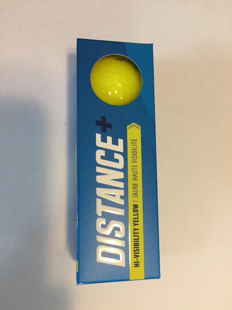 TaylorMade Distance+ Yellow Golf Balls 