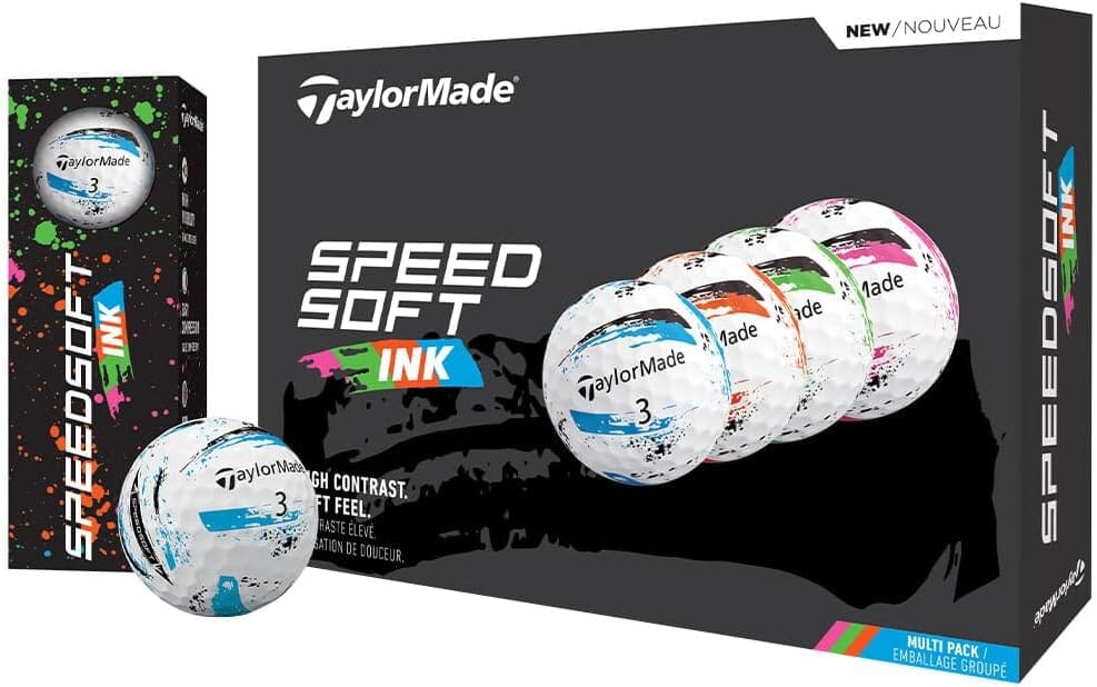 TaylorMade TM25 SpeedSoft Ink Multi Golf Balls 