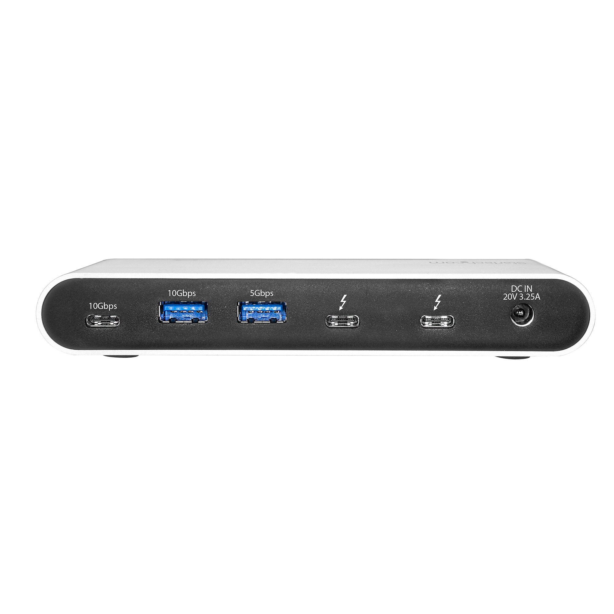 External Thunderbolt 3 to USB Controller - 3 Dedicated USB Host Chips - 1 Each for 5Gbps USB-A Ports, 1 Shared Between 10Gbps USB-C & USB-A Ports - TB3 Daisy Chain - Self Power 