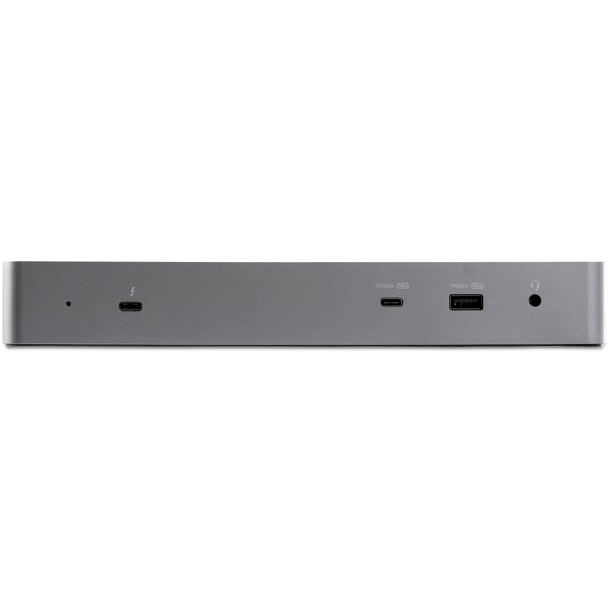 USB C Docking Station for MacBook Pro/Air-M1/M2/M3/M4, Thunderbolt Compatible, HDMI/DisplayPort, Dual 4K 60Hz/Single 8K, USB Type-C Laptop Dock, 96W Power Delivery, USB 10Gbps 