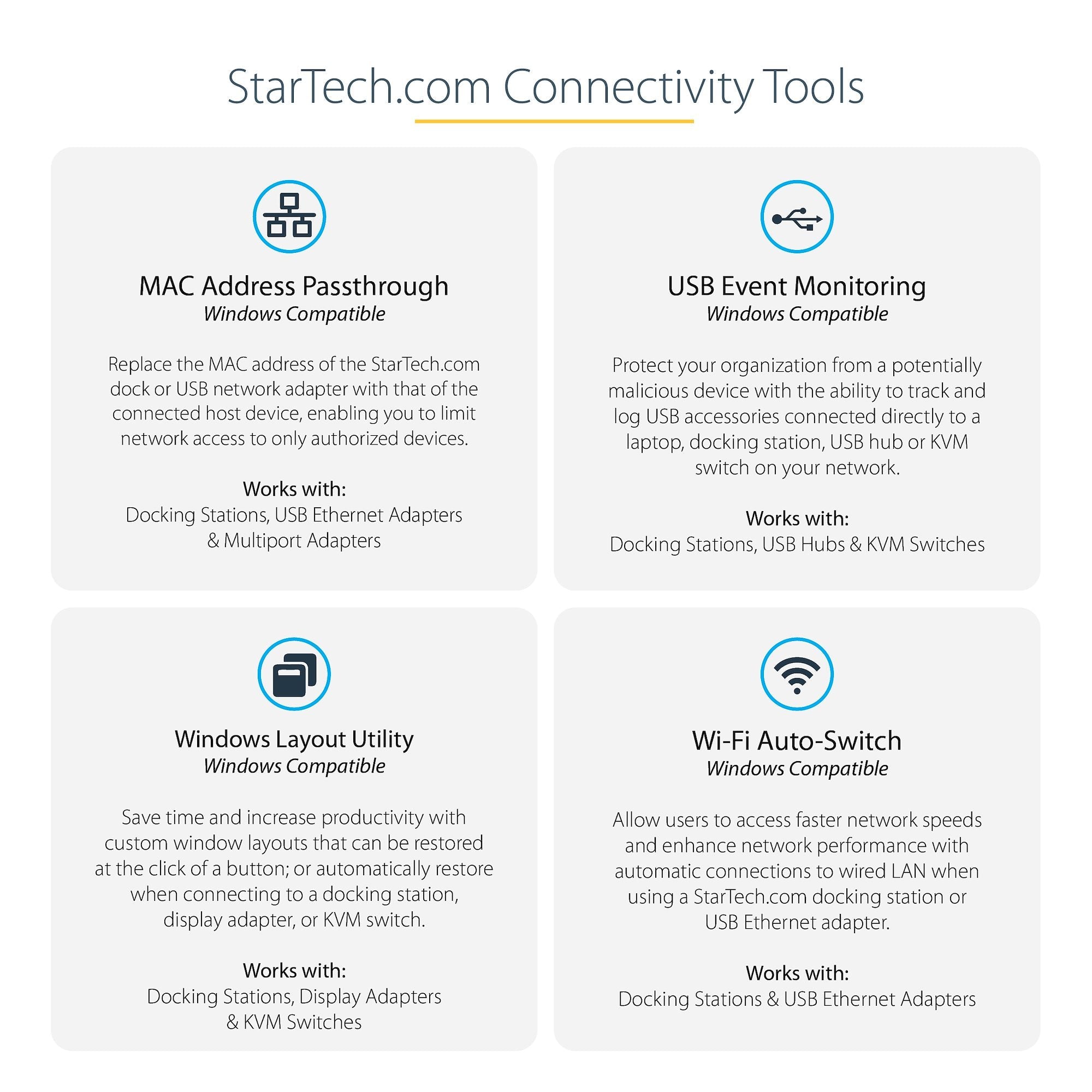 Thunderbolt 3 Dock, Dual Monitor 4K 60Hz TB3 Laptop Docking Station, DisplayPort, 85W PD, 3x USB, GbE 