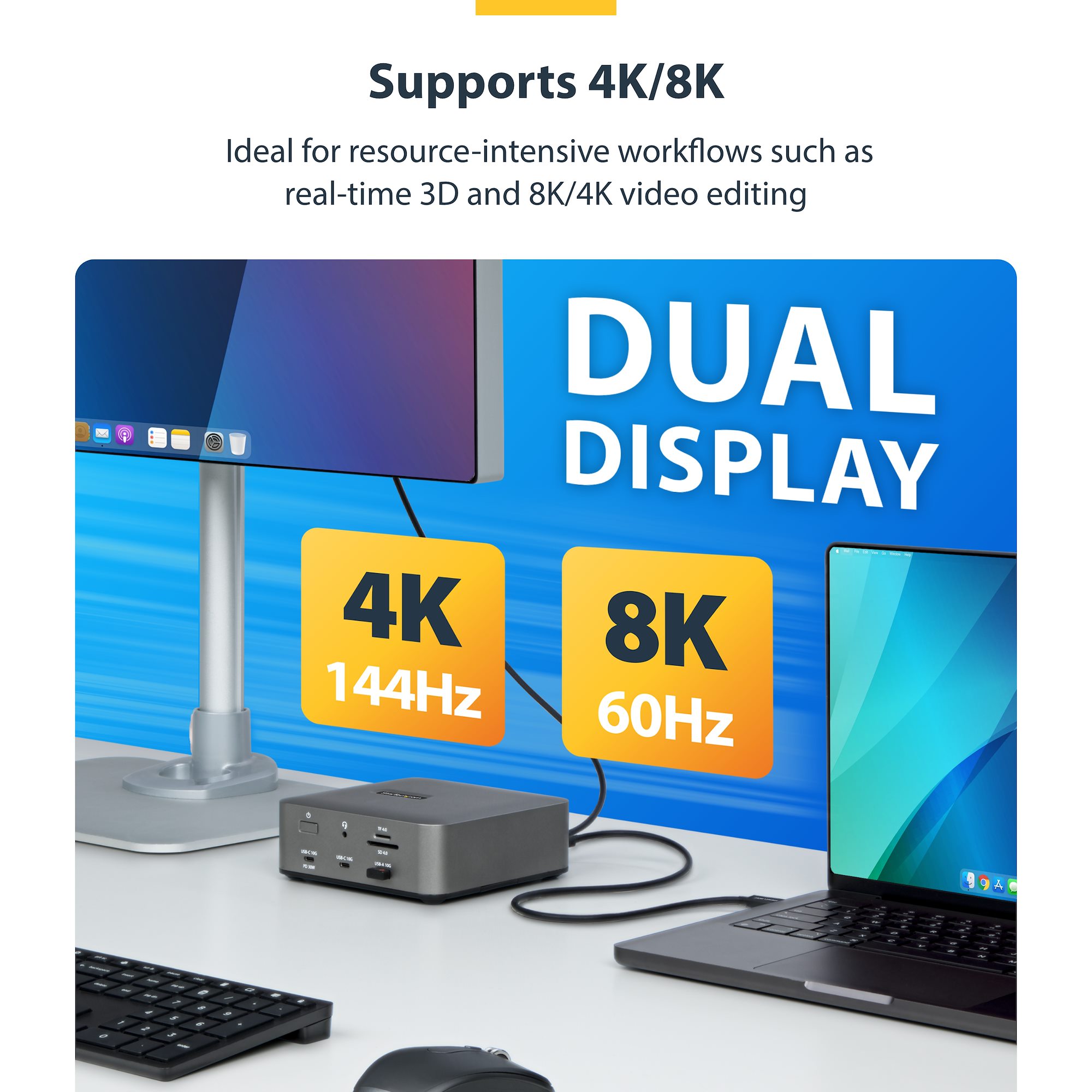 Thunderbolt 5 Cable, 80Gbps/Up to 120Gbps, 240W PD, 8K 60Hz, Certified Thunderbolt Cable - Compatible w/Thunderbolt 4/USB4/USB-C 
