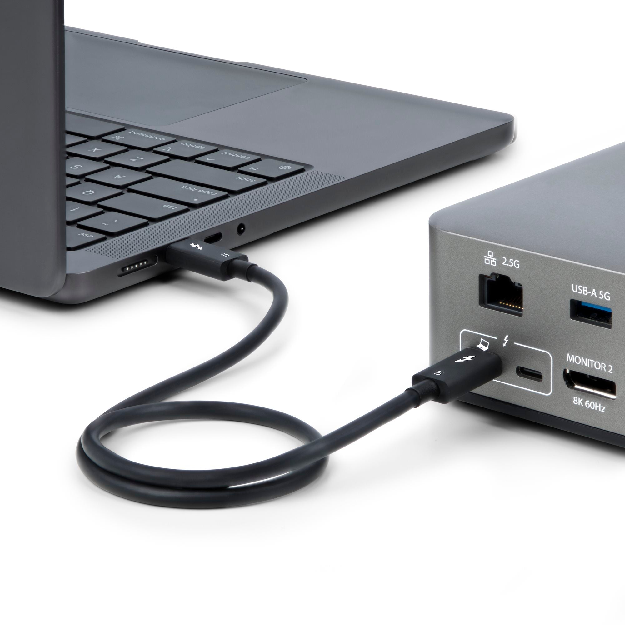 Thunderbolt 5 Cable, 80Gbps/Up to 120Gbps, 240W PD, 8K 60Hz, Certified Thunderbolt Cable - Compatible w/Thunderbolt 4/USB4/USB-C 