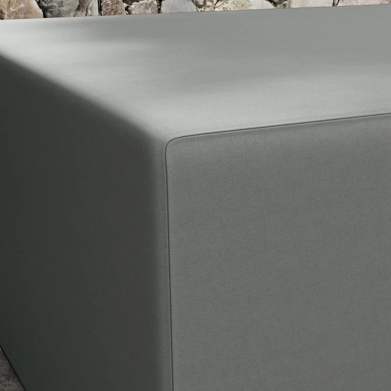 Patio Furniture Cover for Outdoor Sectional Sofa Set Waterproof Windproof Oxford Fabric, 97" x 65" x 26", Dark Grey