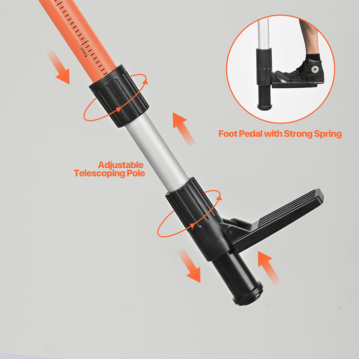 Telescoping Laser Level Pole with Tripod- DP3700