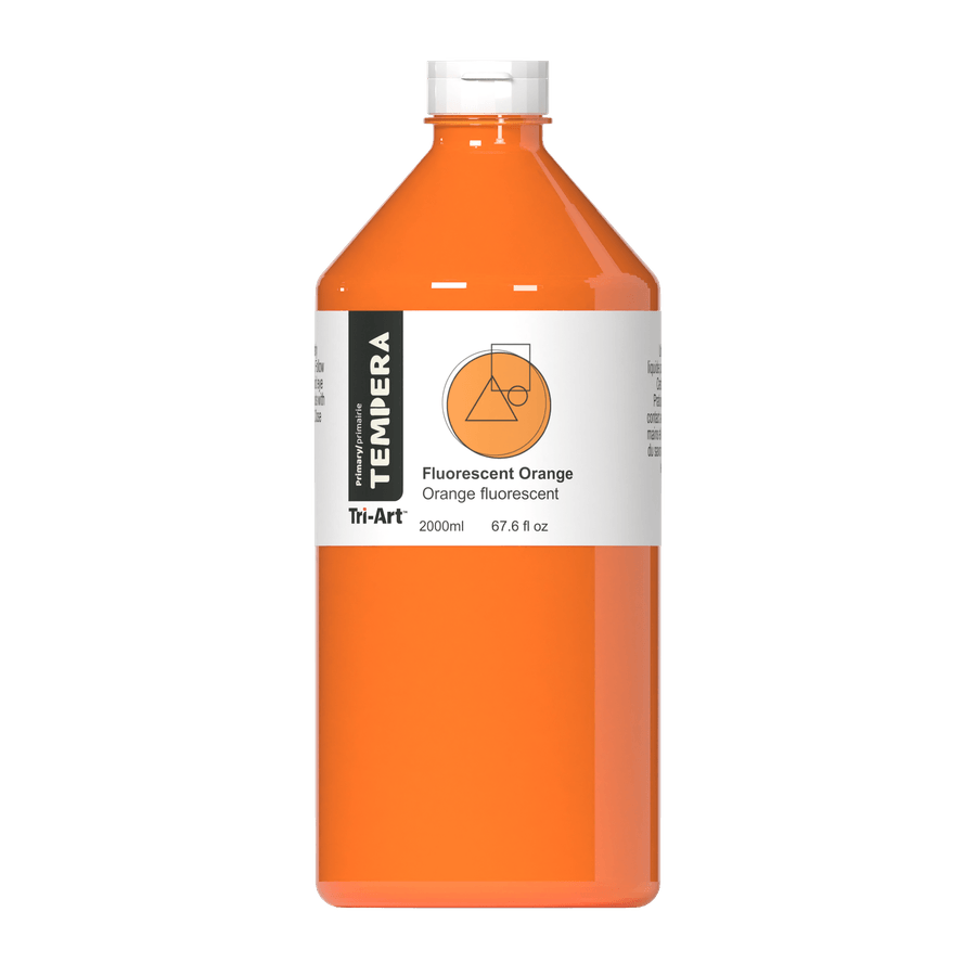 Primary Liquid Tempera - Fluorescent Orange 
