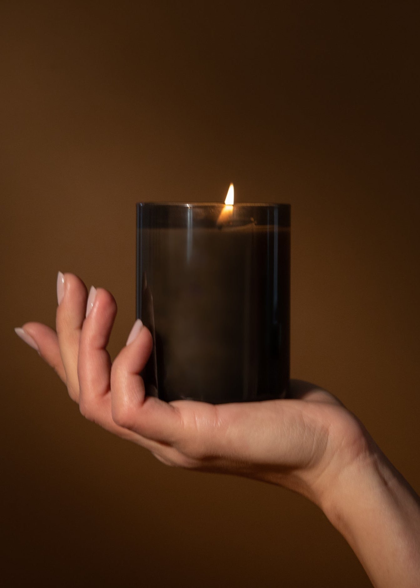 The Lumberjack Glass Candle 