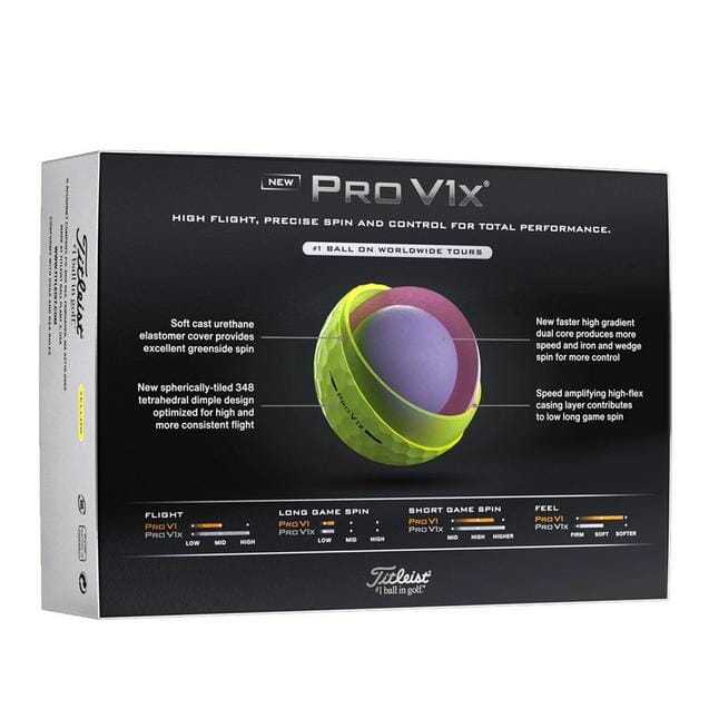 Titleist Pro V1x 2025 Golf Balls 