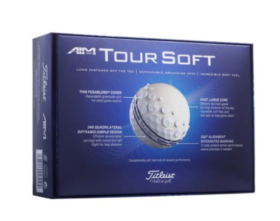 Titleist Tour Soft Aim 360 Golf Balls '24 