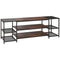 HOMCOM Industrial Chic: Open Shelf TV Stand for 65