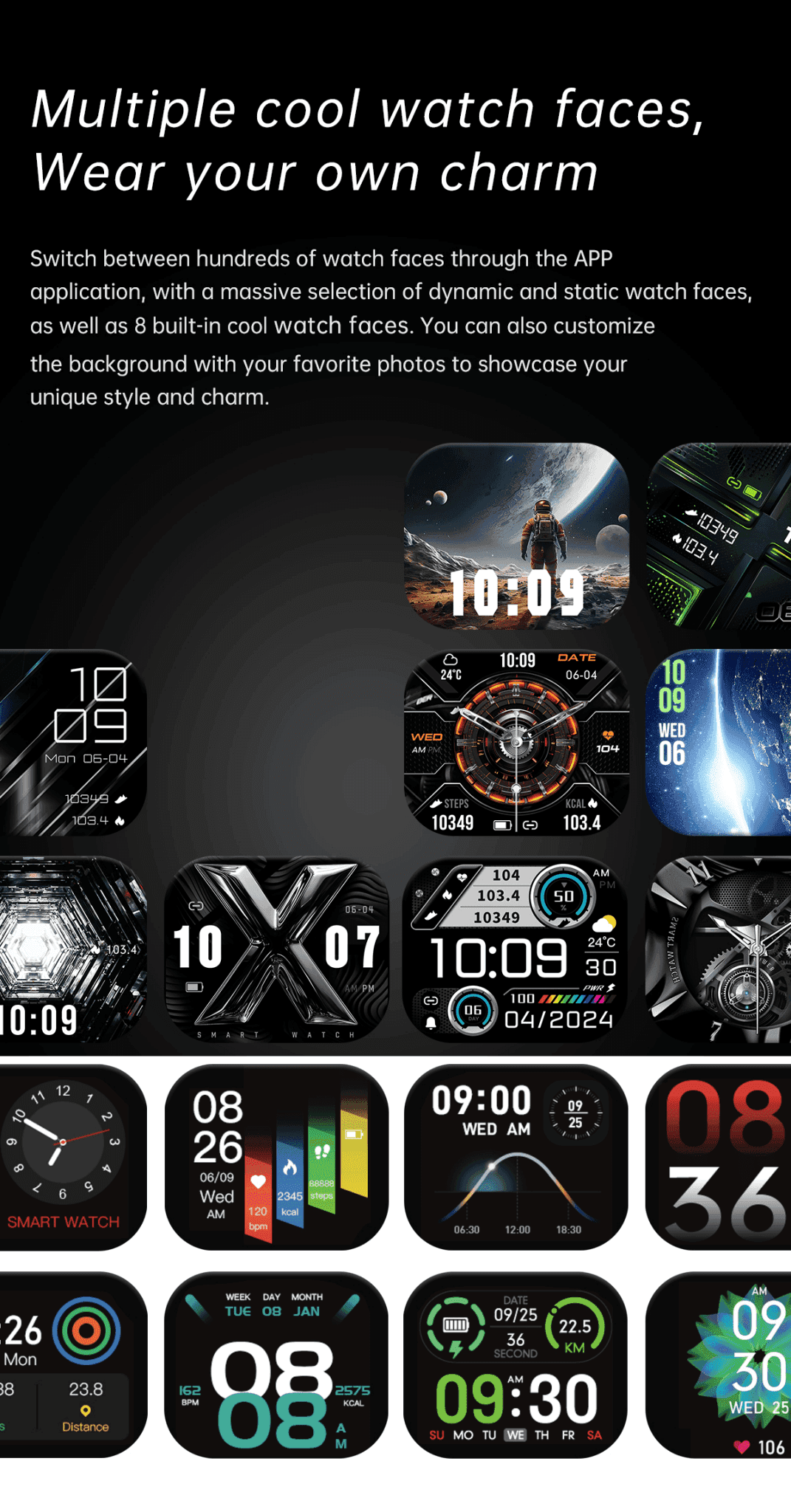 TUTT 2.0" Dial Smart Watch | Rugged Military | Health and Fitness Tracking | Flashlight | NX23 Smartwatches For Men