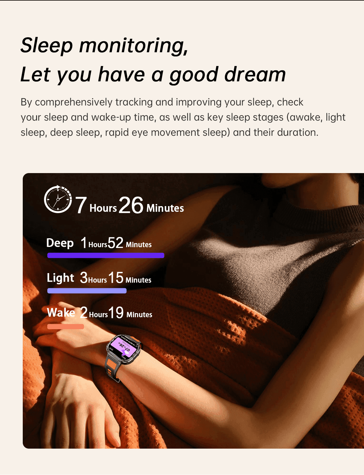 TUTT 2.0" Dial Smart Watch | Rugged Military | Health and Fitness Tracking | Flashlight | NX23 Smartwatches For Men