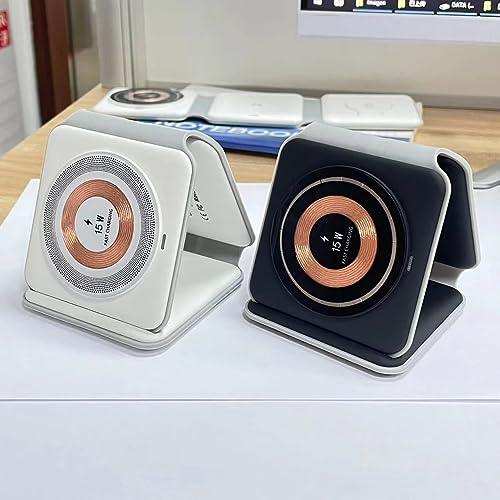 TUTT 3 in 1 Wireless Magnetic Foldable Charger Station Compatible with iPhone