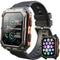 TUTT Smartwatch for Men Military Rugged | Speaker Pedometer IP68 Waterproof 1.83'' HD Tactical Smart Watch Fitness and Health Tracking Long Battery Life C20-Pro