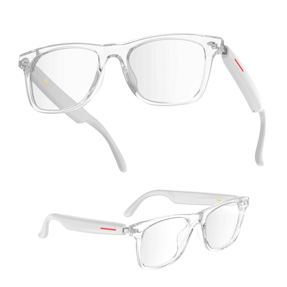 TUTT Bluetooth Smart Glasses Anti-Blue Ray | Wireless Call & Music AI Voice & Camera Control Sunglasses | E13 Anti Blue Ray Test Kit | Replaceable With Prescription