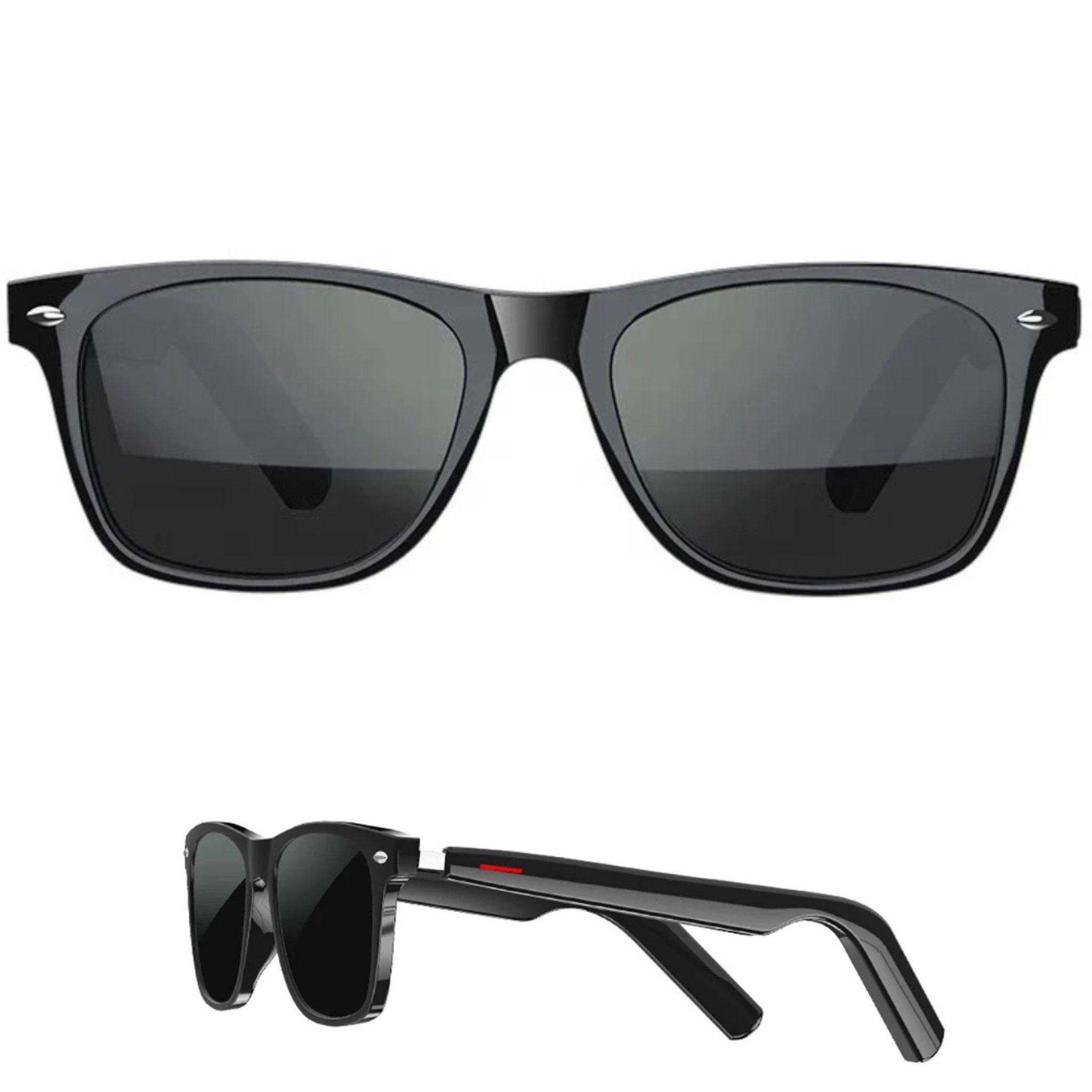 TUTT Bluetooth Smart Sunglasses | AI Voice Assistance Call & Music & Camera Control | HD UV Protection Anti Blue Ray | E13 Test Kit Gift