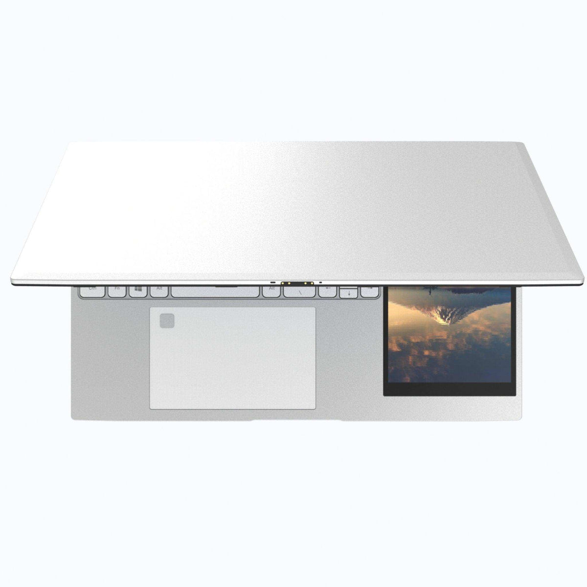 TUTT E156D 15.6" Laptop IPS Dual Screen 7” Mini Touch Screen Silver (1 TB SSD/ 32 GB RAM) | Intel® N95 CPU, Dual-band 2.4G/5G WIFI BacklitKeyboard | Windows 11 Pro with Mouse