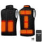 TUTT Heated Vest Jacket Unisex 9 Heat Zones | 10,000 mAh Power Bank | 3 Temperature Levels | Electric Heating Clothing | One Size Large