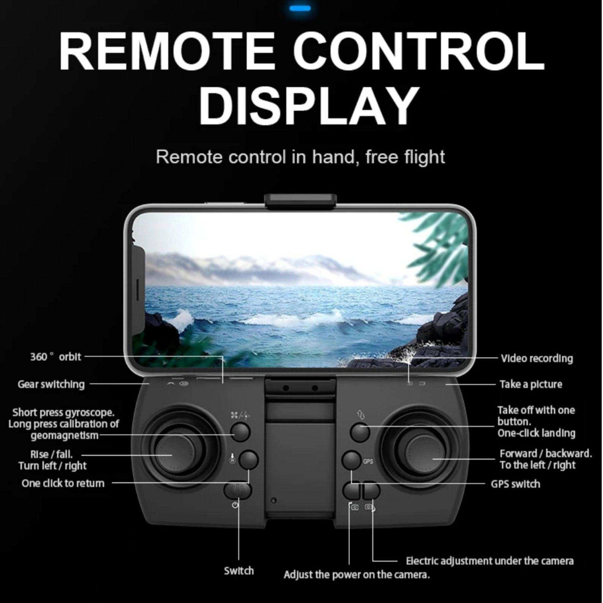 TUTT KF613 5G WiFi GPS Mini Drone Brushless Motor RC Quadcopter 4K HD Camera Obstacle Avoidance Gimbal Intelligence Follow Me and Orbit Modes Quadcopter 2* Batteries