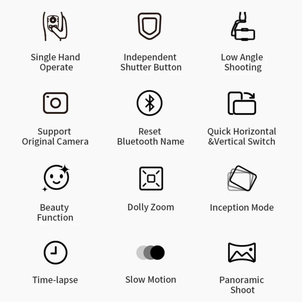 TUTT L7C Pro + AI Module | 3 Axis Smartphone Selfie Stick Phone Gimbal Stabilizer | Auto Face Tracking
