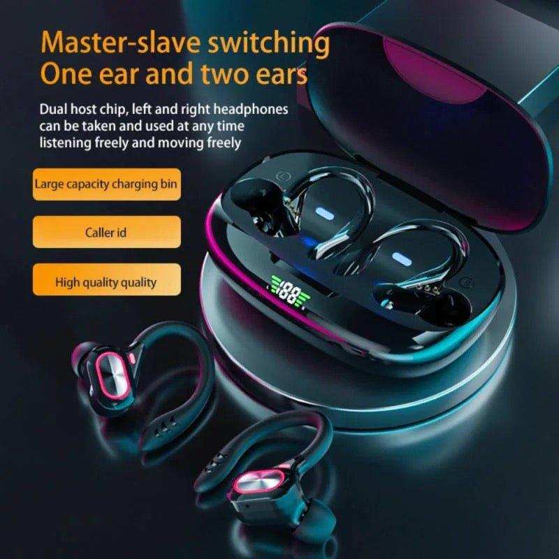 TUTT S730 Wireless Earbuds Bluetooth V5.0 Earbuds Built-in Mic Bluetooth Headphones in-Ear Stereo Wireless Earphones with Charging Case Waterproof Headset Ear Buds for Sport Running Business