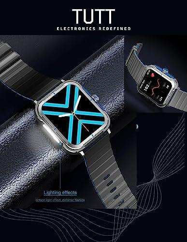 TUTT S8  Men Women Activity Fitness Tracker Pedometer SmartWatch NFC 1.9" HD Screen | AI Voice | IP67 Waterproof | Health and Sleep Monitoring | 128 Memory | Prestigious Gift Montre Intelligente
