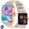 TUTT Classic Smartwatch 1.91” HD Dial | Pedometer Health and Fitness Tracking | Smart Watch For Women and Men | 2 Straps Steel & Rubber T9