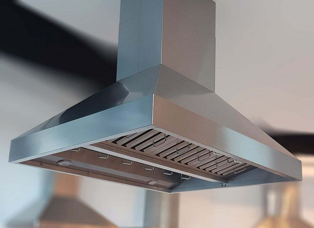42 Inch Island Range Hood 1200 CFM - VICTORY Twister MAX Island 