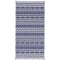 Outsunny 9' x 18' Outdoor RV Rug, Reversible Patio Floor Mat with Carry Bag, Geometric Wall, Blue and White
