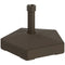 Patio Umbrella Base Holder, Heavy Duty Outdoor Umbrella Stand Base, Poolside, Brown
