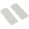 Outsunny Set of 2 Patio Chair Cushions, High Back Adirondack Chair Cushion with Ties, High-Density Foam, Light Grey
