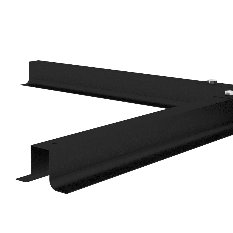Outdoor Universal Cross Brace Stand for Small Offset Umbrella or Large Market Umbrella, Black