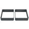 Outsunny 2-Piece Raised Garden Bed Set Steel, Elevated Planter Box for Flowers, Herbs, 39