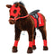Qaba Kids Ride On Horse w/ Neighing Sound, Saddle, Stirrups, for 3-8 Years
