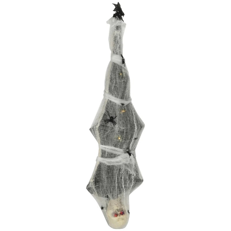 HOMCOM 62” Life-Size Outdoor Halloween Crawling Zombie – Animated Prop with Sound, Motion Activation & Light-Up Eyes 