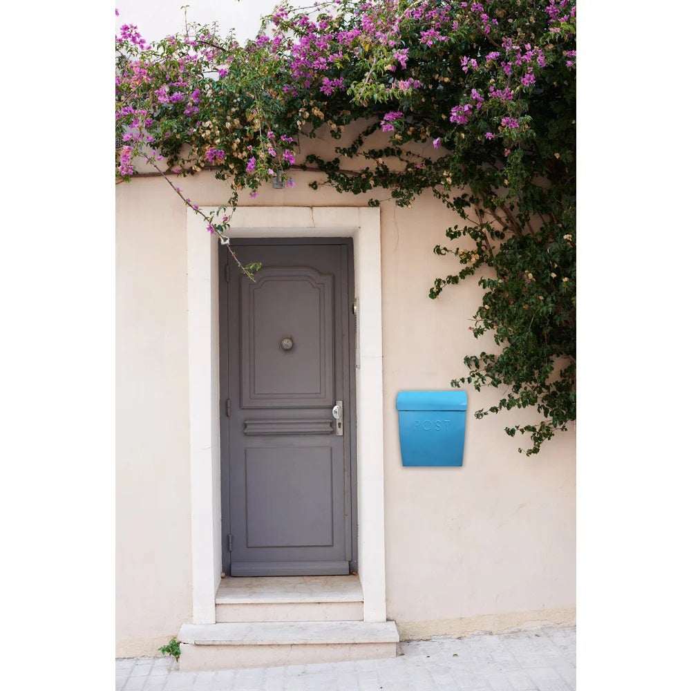 Sylvia Large Euro Mailbox Blue 