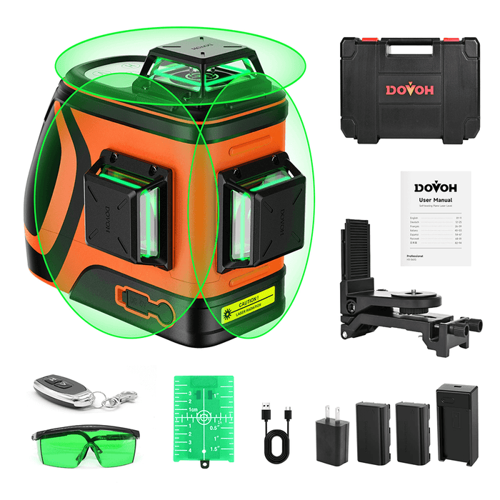 Ultra-Bright Outdoor Laser Level 3x360- Dovoh H3-360G