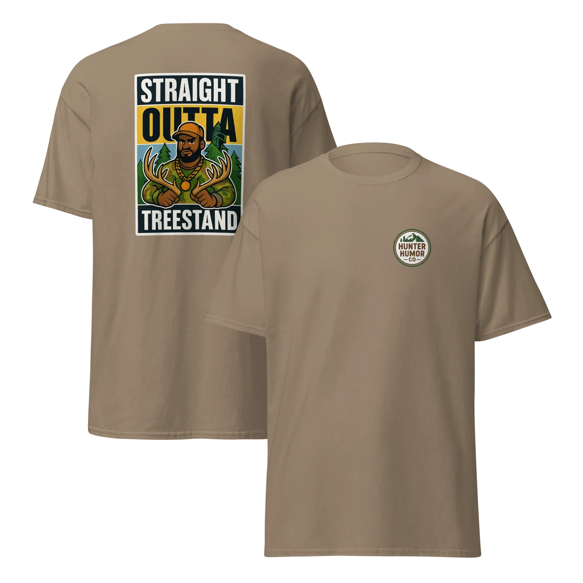 Hunter Humor Straight Outta Treestand T-Shirt 