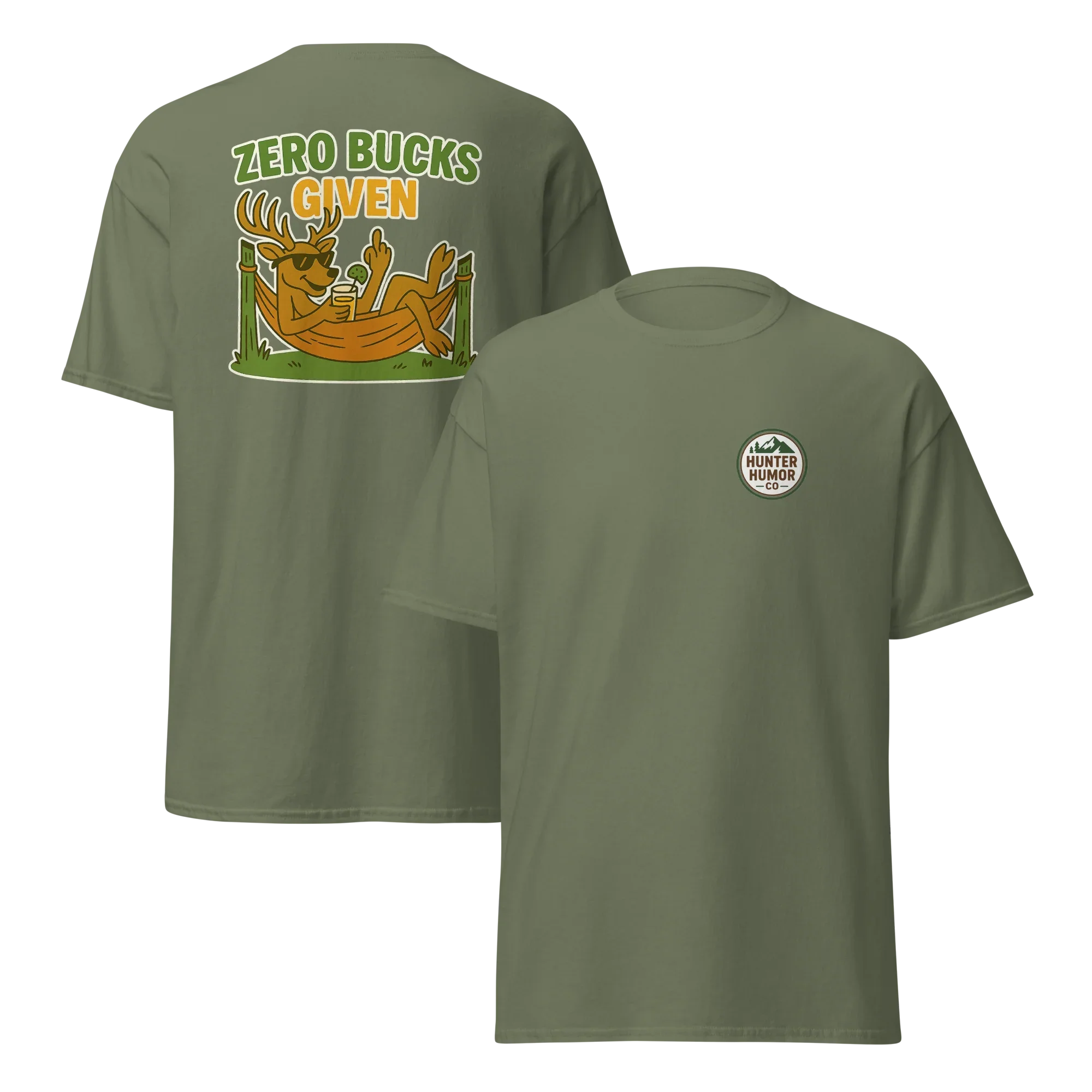 Hunter Humor Zero Bucks Given T-Shirt 