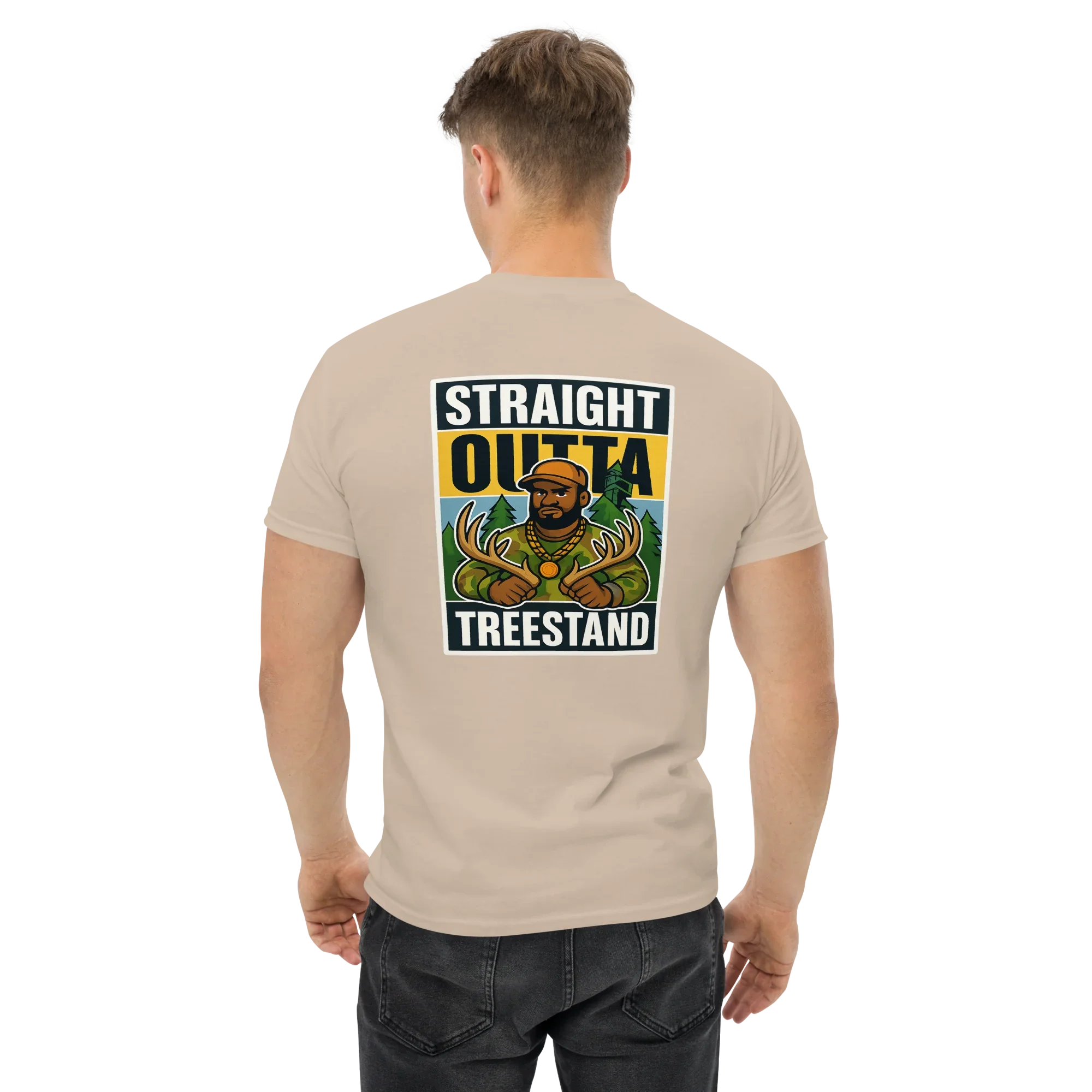 Hunter Humor Straight Outta Treestand T-Shirt 