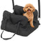 Dog Car Seat for Small Pets, Dog Booster Car Seat with Cushion and Storage Pockets, Machine Washable, Black
