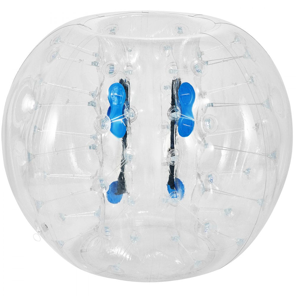 VEVOR Inflatable Bumper Ball 4 FT / 1.2M Diameter, Bubble Soccer Ball, Blow It Up in 5 Min, Inflatable Zorb Ball for Adults or Children (4 FT, Transparent) 