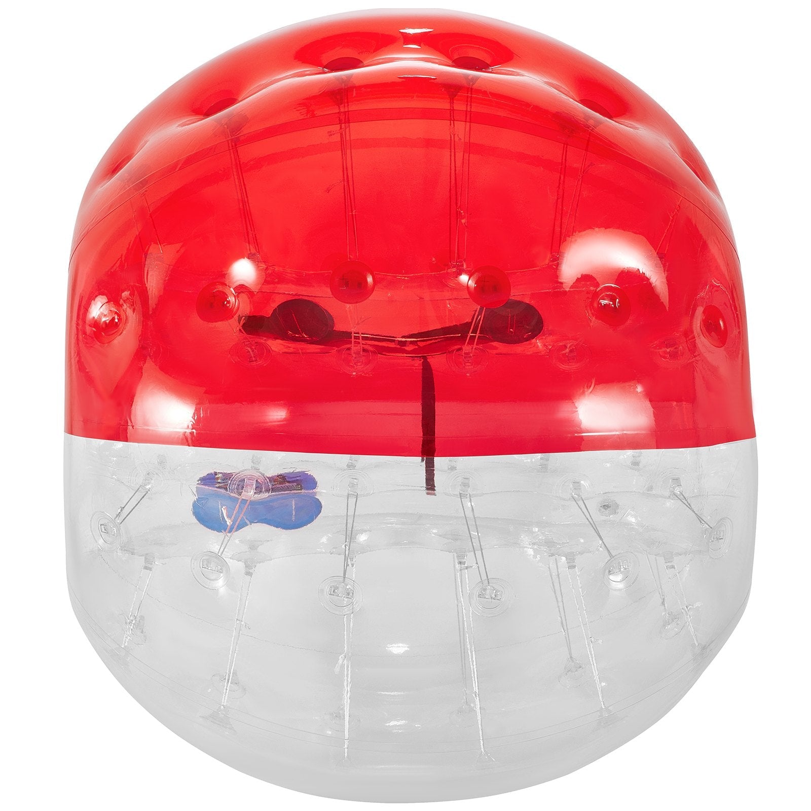 VEVOR Inflatable Bumper Ball 5 FT / 1.5M Diameter, Bubble Soccer Ball, Blow It Up in 5 Min, Inflatable Zorb Ball for Adults or Children (5 FT, Red) 