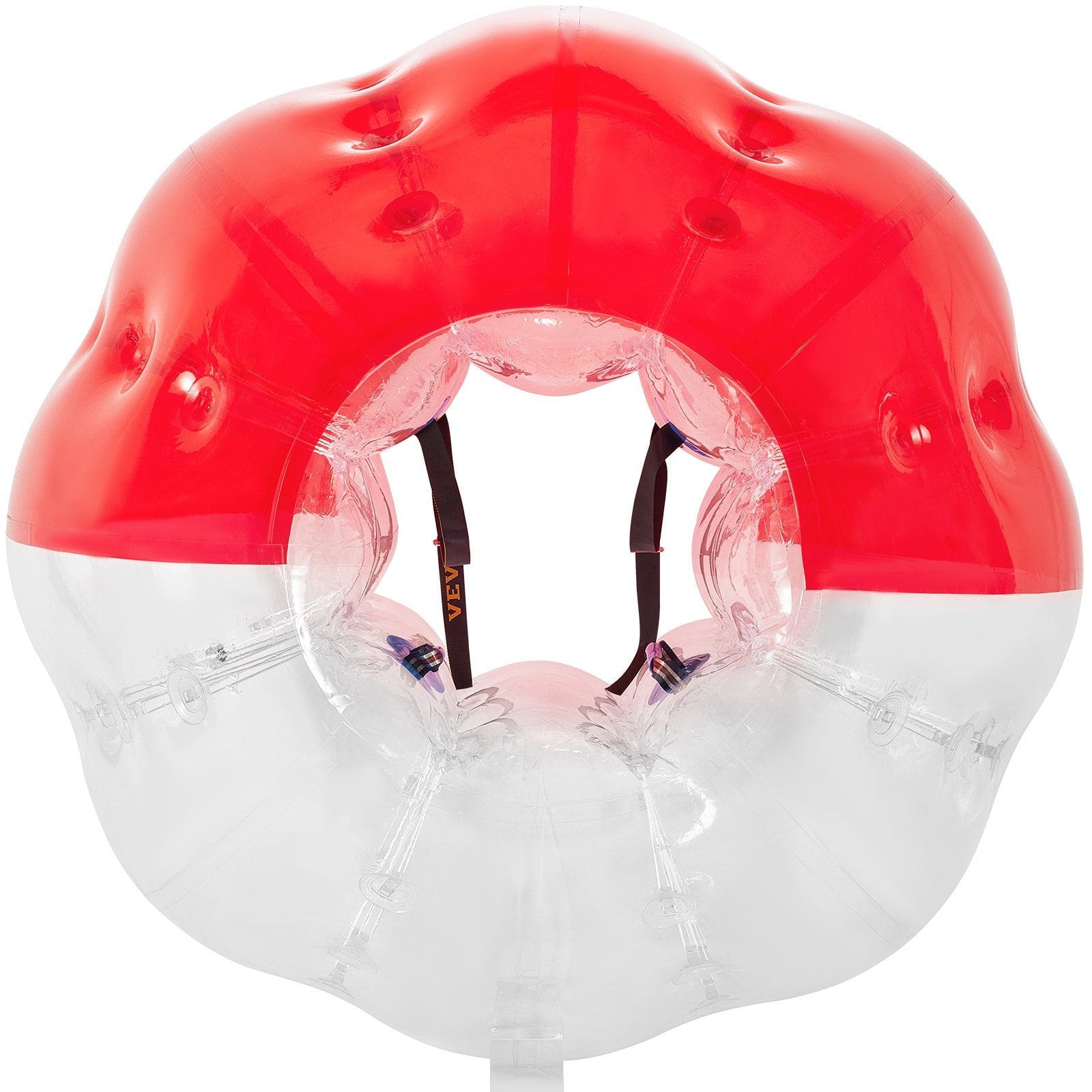 VEVOR Inflatable Bumper Ball 5 FT / 1.5M Diameter, Bubble Soccer Ball, Blow It Up in 5 Min, Inflatable Zorb Ball for Adults or Children (5 FT, Red) 