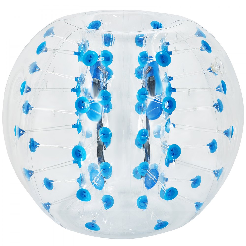 VEVOR Inflatable Bumper Ball 5 FT / 1.5M Diameter, Bubble Soccer Ball, Blow It Up in 5 Min, Inflatable Zorb Ball for Adults or Children (5 FT, Blue Dot) 