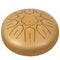VEVOR Steel Tongue Drum 11 Notes 10 Inches Dia Lotus type Tongue Drum Golden Handpan Drum Notes Percussion Instrument Steel Drums Instruments with Bag, Music Book, Mallets, Mallet Bracket