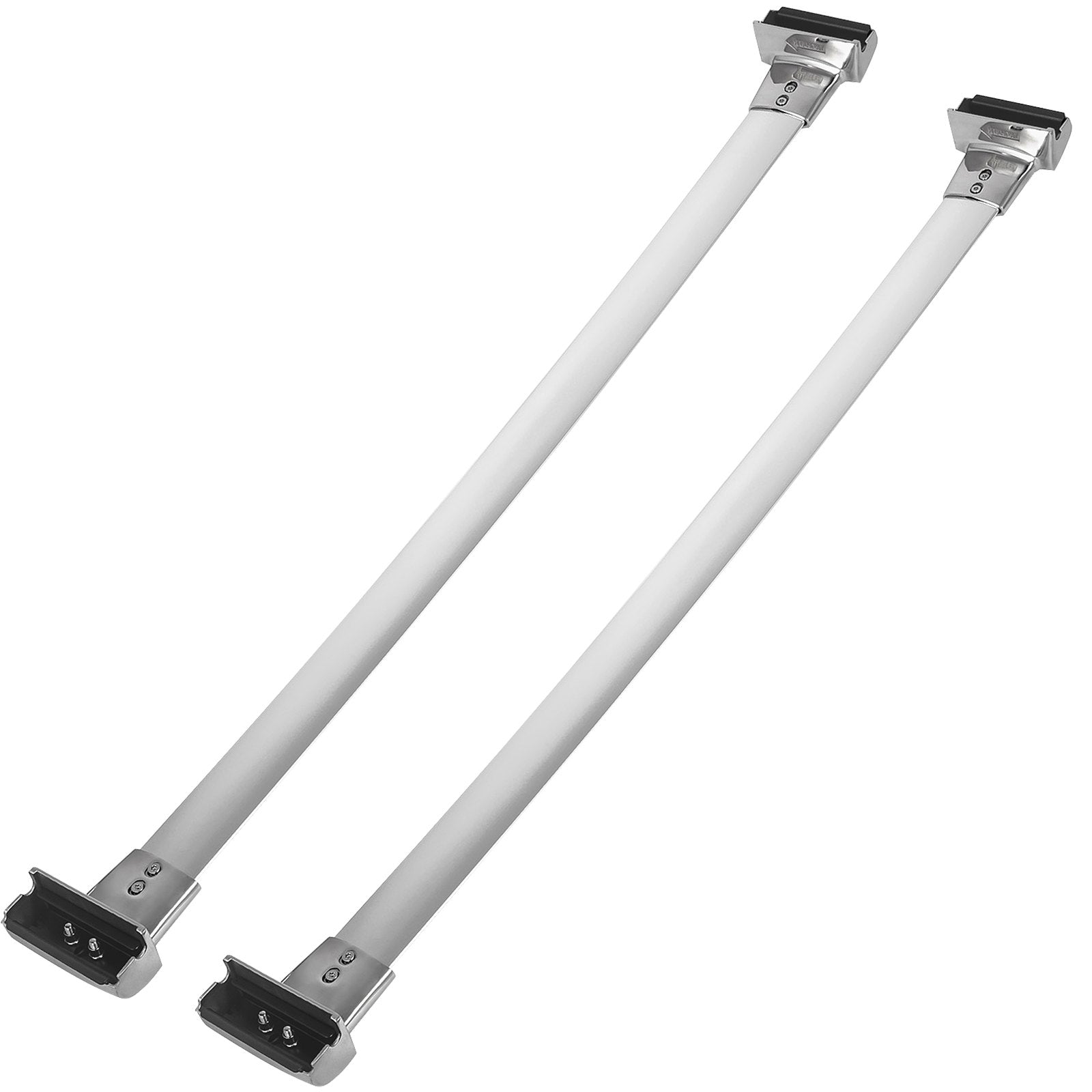 VEVOR Roof Rack Rail Cross Bar Fit for Jeep Grand Cherokee 2011-2018 Silver Set Carrier Baggage 165LBS Top Luggage Pair Durable Storage Cross Bar Roof Rails Stainless Steel 