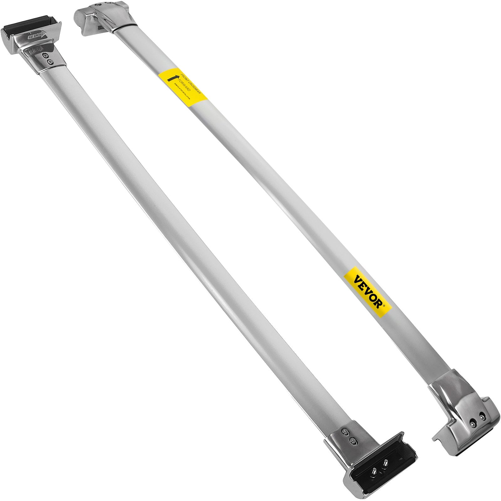 VEVOR Roof Rack Rail Cross Bar Fit for Jeep Grand Cherokee 2011-2018 Silver Set Carrier Baggage 165LBS Top Luggage Pair Durable Storage Cross Bar Roof Rails Stainless Steel 